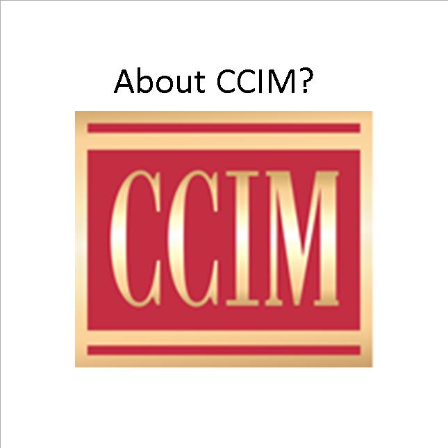 About the CCIM Designation